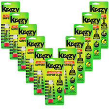 New Instant Krazy Glue All Purpose Tube Pack Of 11 - 0.07 oz Each