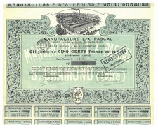 Toll: Manufacture L.-X. Pascal, Obowiązek