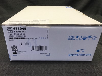 (20/Pk) GREINER 96-Well Poly-D-Lysine Cell Culture MicroPlate Chimney Flat-B Lid