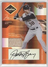 2005 Leaf Limited Monikers Bronze Materials Bats 69/100 Jason Bay #37 Auto 0af