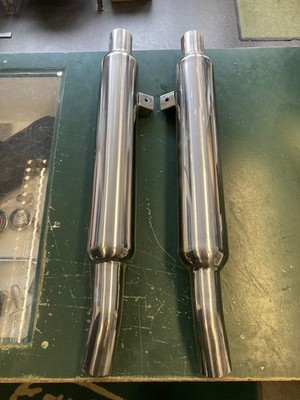 Jaguar E Type Series 1 3.8 Only Best Quality SS Tail Pipes Pair SSJR22/23
