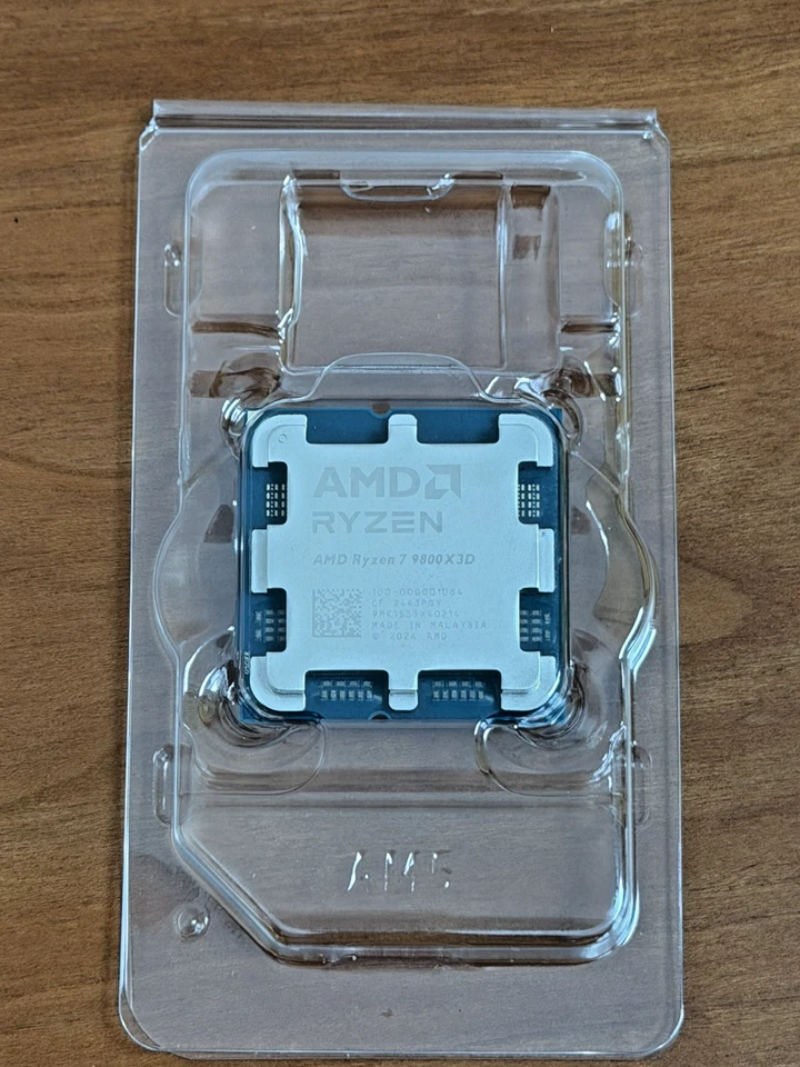 AMD RYZEN ™ 7 9800X 3D Desktop Processor 8-core/16-thread, 5.2 GHz, 104 MB Cache - Image 3 of 4