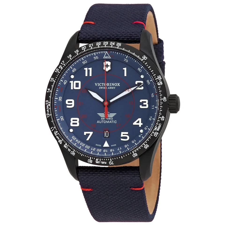 Reloj para hombre Victorinox Airboss automático esfera azul 241998