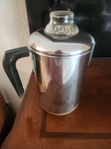 Vtg MCM Revere Ware 1801 8 Cup Percolator Stove Top Coffee Pot Copper Clad USA - Bild 8 von 24
