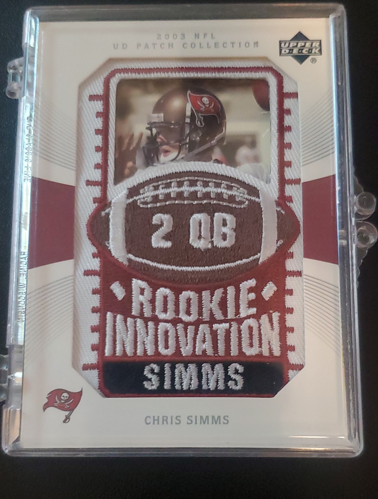 Chris Simms Upper Deck Patch Collection #122 Patch Collection