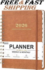 2026 Planner - 2026 Planner Weekly and Monthly, Jan. 2026 - Dec. 2026, Inner Poc