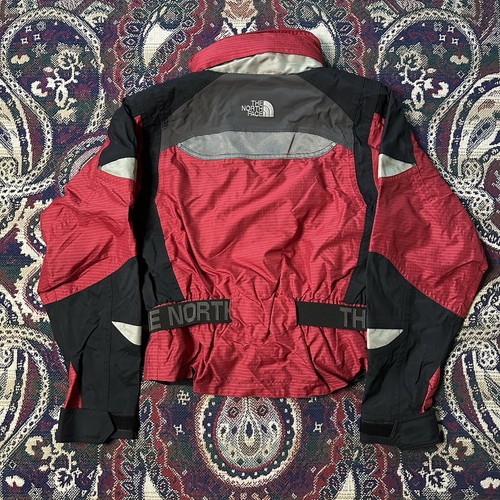 The North Face Steep Tech Belted Zip Red Black Coat Ski Jacket Women's Size XS - Picture 10 of 13