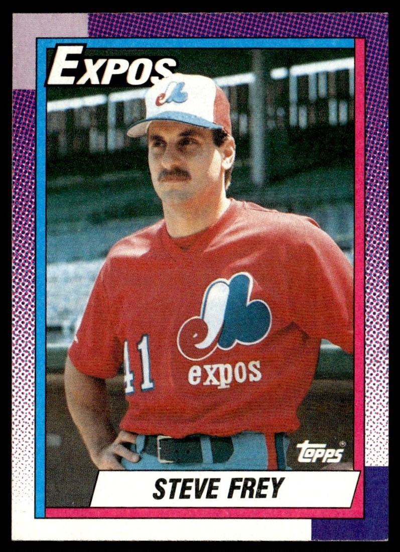 1990 Topps Steve Frey Montreal Expos #91
