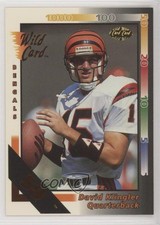 1992 Wild Card 50 Stripe David Klingler #364 Rookie RC 15w8. rookie card picture