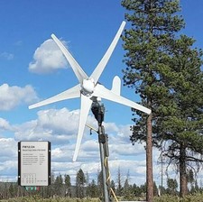 Kit turbina eolica orizzontale 500W 12V 24V turbina eolica con regolatore