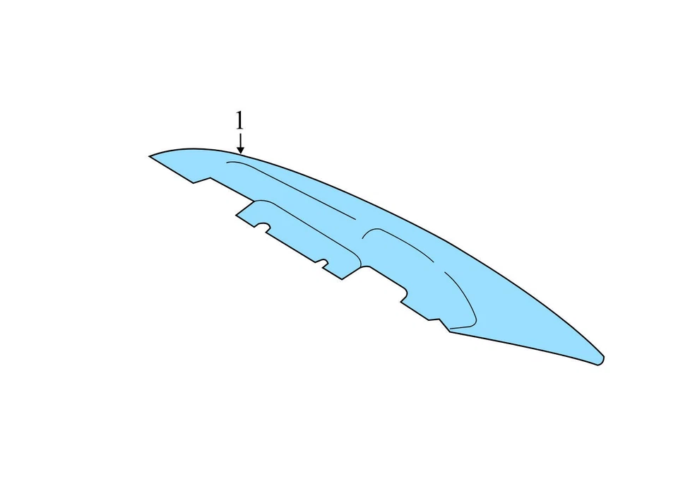 2014-2018 BMW 328D XDRIVE 2.0L - Vidro traseiro escotilha porta-malas 7263163 - Imagem 3 de 4