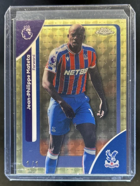 2026 Topps Chrome Premier League Jean-Philippe Mateta Superfractor #1/1