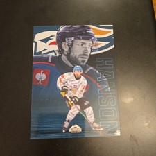 BO HANSON POSTER SERIES BELFAST GIANTS SERIES 1 25/26 HOCKEY CARD