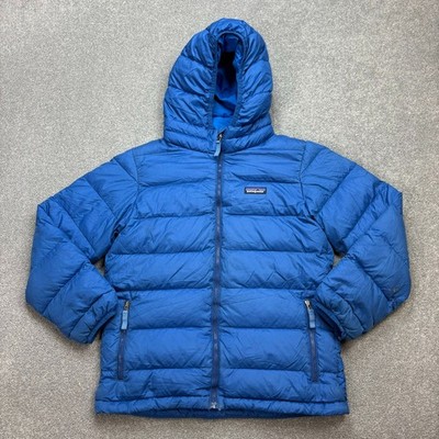 Patagonia Jacket Kids Medium Blue Puffer Duck Hi-Loft Down