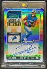 2023 Contenders Jahmyr Gibbs Midfield Ticket Auto RC #39/50 Lions