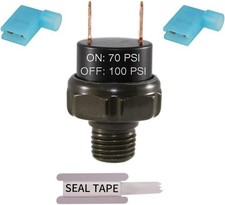 70-100 PSI Air Pressure Switch Tank Mount Type Thread 1/4" NPT 12V/24V for Train
