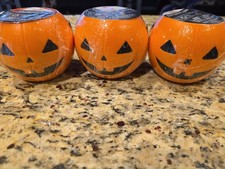 New Mini Halloween Bucket With 18 Squishys - Lot Of 3 - 54 Little Squishys Total