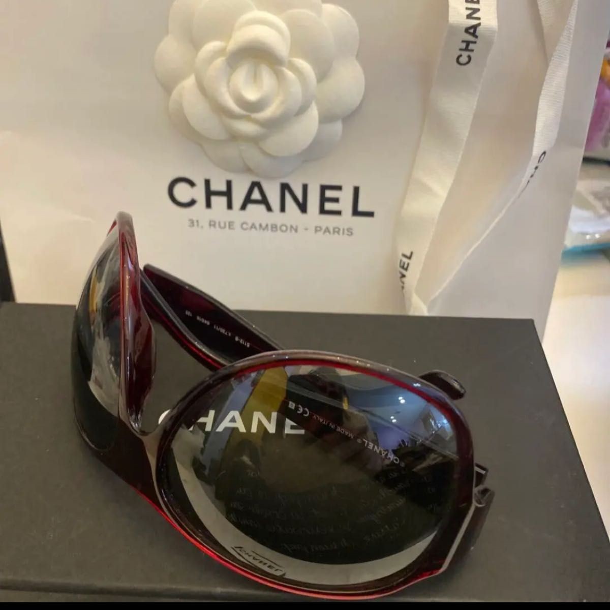 Vintage Chanel Retro sunglasses with Coco mark in excellent condition