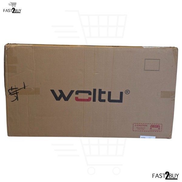 Woltu Bt36Sz Bartisch Stehtisch Mit Ablagen Schwarz Holz Metall 113Cm Design-image