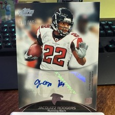 2011 Topps Prime Rookie Auto /450 Jacquizz Rodgers #29 Rookie Auto RC