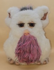 De colección Furby Passion Fruit Blanco Rosa Gris 2005 Tiger Electronics Brown Eyes Works