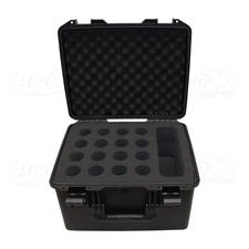 ProX XM-1216MIC VaultX Watertight Microphone Case with Custom Foam Insert, Holds