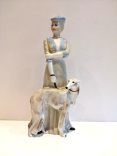 Royal Doulton Reflections HN3116 Park Parade Lady Dog Figurine 1986
