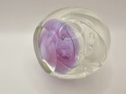 Dynasty Gallery Purple & Pink Swirl  Controlled Bubble Art Glass Paperweight — photo 5