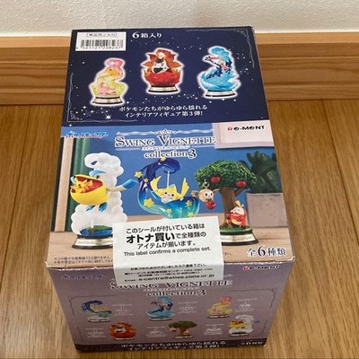 Re-ment Pokemon SWING VIGNETTE Sammlung 3 [Alle 6 Typen Komplett Set BOX] F/S