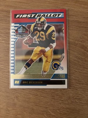2025 Panini Score Football Eric Dickerson #4 First Ballot HOF Los