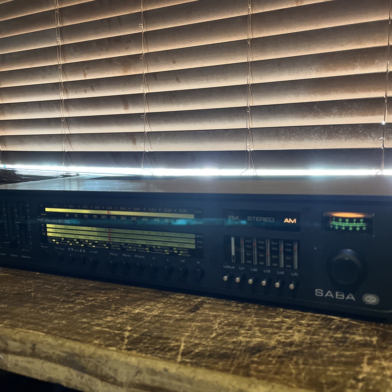 VINTAGE SABA HIFI STUDIO AM/FM MULTI BAND RECEIVER