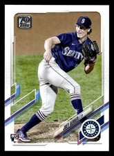 2021 Topps Update #US102 Joey Gerber Rookie Card Seattle Mariners. rookie card picture