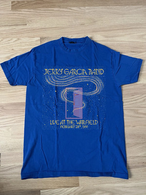 Jerry Garcia Band - Live at The Warfield T Shirt Full Size S-5XL
