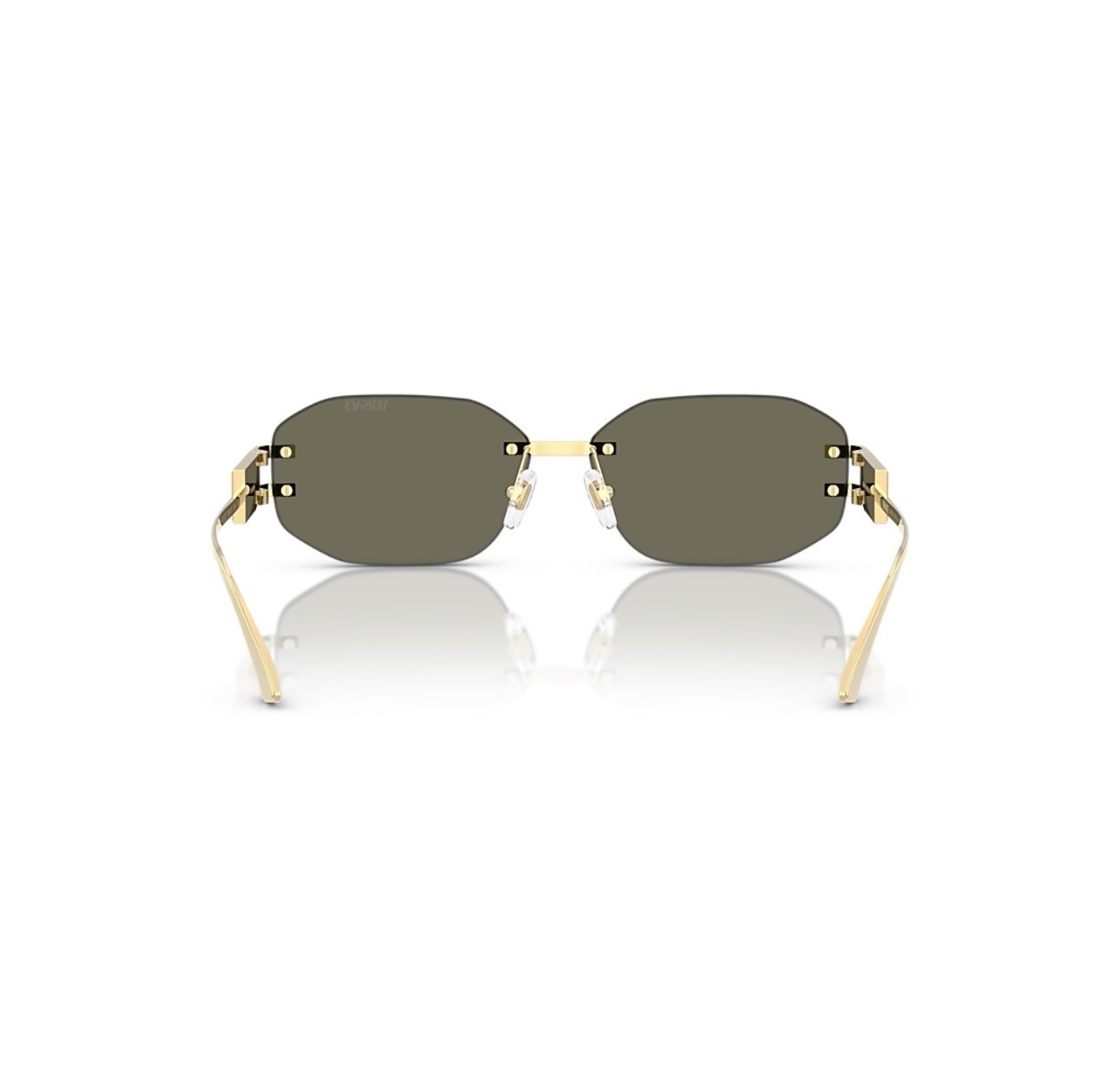 Versace VE2274G Solid Gold Sunglasses Limited Edition Mirror Lens Made in Italy image 4
