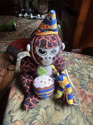 *LIMITED EDITION* GORILLA TAG LAVA MONKE PLUSH *NO CODE*  PARTY HAT MONKE CARD