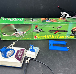 Mattel Vertibird Air Police 7604 1973 - Partial - Untested - Vintage