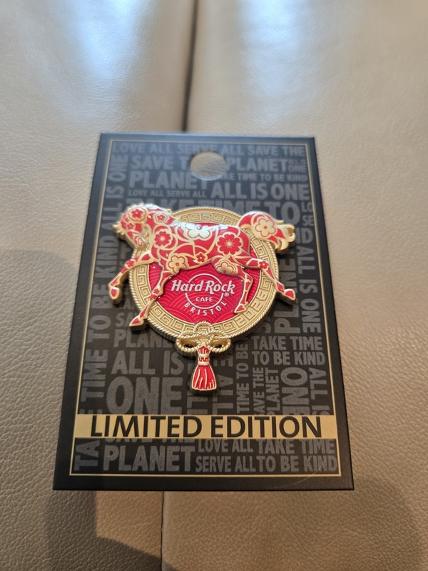 2026 NEW Hard Rock Cafe  YEAR OF THE HORSE PIN- BRISTOL, VA - Limited Edition