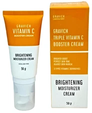 Gravish Triple Vitamin C Facial Treatment Cream Hydrating & Glowing Skin Booster
