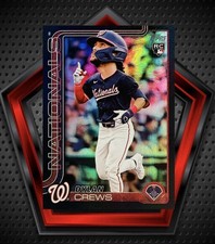 Dylan Crews RC *1/10* 2025 Topps Black Rainbow Big Head SSP #74 Nationals MLB