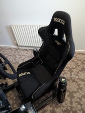Sparco Evo XL QRT Fibreglass Sim Racing Gaming eSports Car Seat