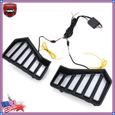 2pcs Drl Led Daytime Running Lights Dual Color Lr For Toyota Tacoma 2024-2026 2pcs Drl Led Daytime Running Lights Dual Color Lr For Toyota Tacoma 2024-2026