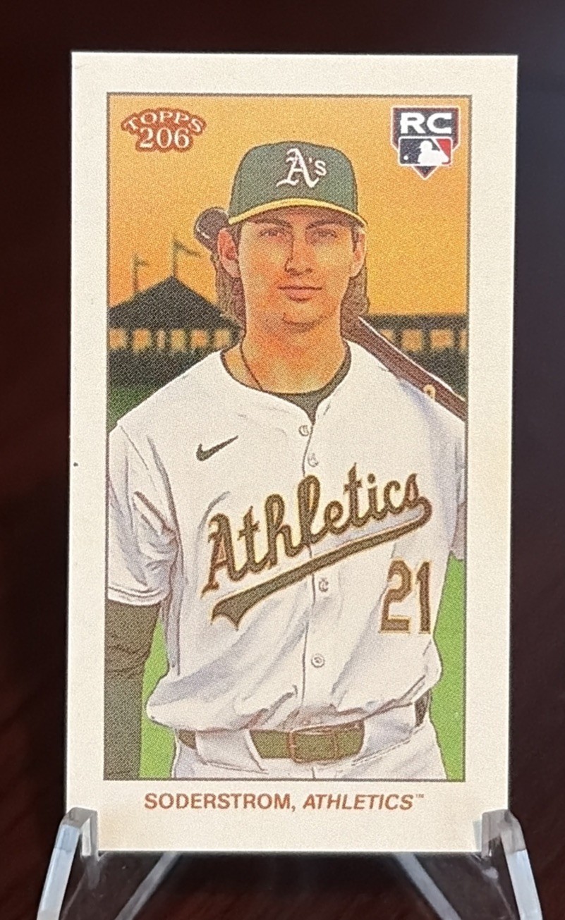 2024 Topps 206 - Tyler Soderstrom Old Mill Back (RC)