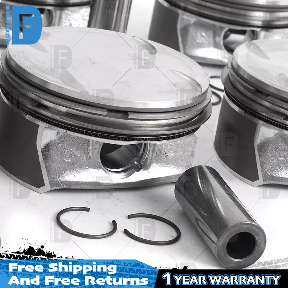 Juego de 6 anillos de pistón MAHLE 92,6+0,5 mm para Mercedes-Benz S350 C350 E350 3,5 L M272 Foto 4 de 4