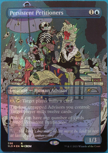 Persistent Petitioners (Secret Lair 596 CROM Promo) FOIL HP MTG CARD (517052)