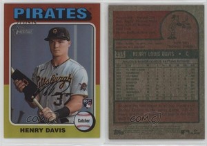 2024 Topps Heritage Chrome Refractor /575 Henry Davis #415 Rookie RC