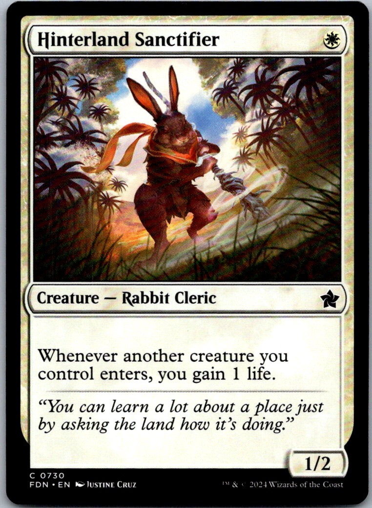 Hinterland Sanctifier C FDN #730 NM MTG Magic