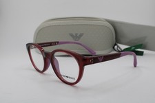 NEW EMPORIO ARMANI KIDS EK 3205 5075 VIOLET PURPLE AUTHENTIC EYEGLASSES 44-18