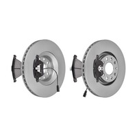 F.Becker Bremsscheiben Ø320MM + BremsbelÄGe Vorne FÜR Audi A6 C5 A4 B5 Allroad