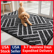 1/2 Pack Absorbent Dog Door Mat For Muddy Paw Non-Slip Washable 24"/32"/47" XXXL