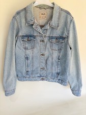 Denim Co Light Wash Cropped Denim Jacket – Size 14